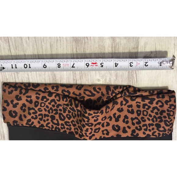 Vintage Y2K PINK Victoria's Secret Leopard Leggings Activewear Athleisure XS - Picture 4 of 7